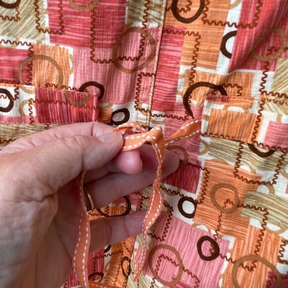 C.J.Banks size 1X geo print vest drawstring waist - Picture 7 of 12